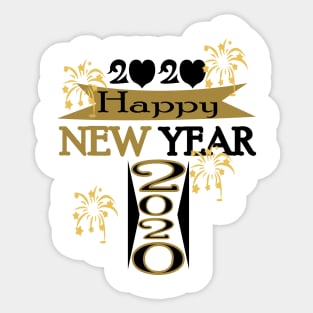 Happy New Year 2020 Sticker